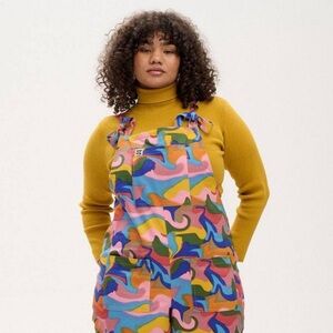 Lucy & Yak Original Dungaree in Hendrix, Organic Twill, Size 10R New with tags